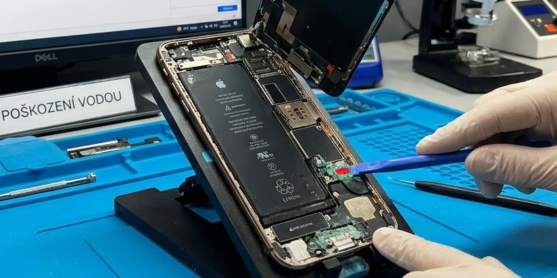 Diagnostika iPhone po kontaktu s vodou Teplice